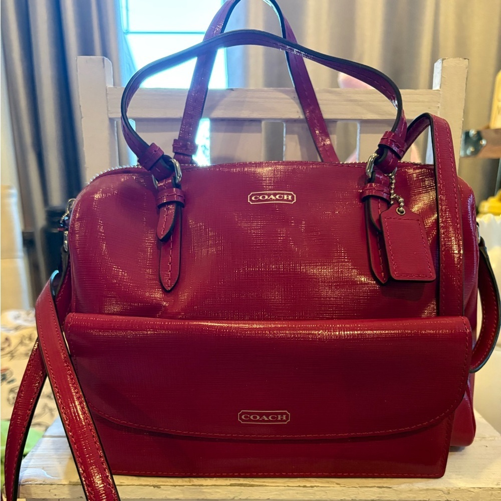 Coach Hot Pink Satchel Bag